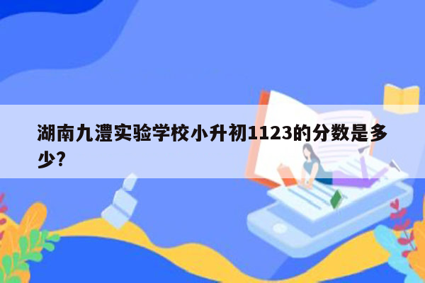 湖南九澧实验学校小升初1123的分数是多少?