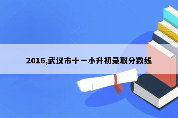 2016,武汉市十一小升初录取分数线