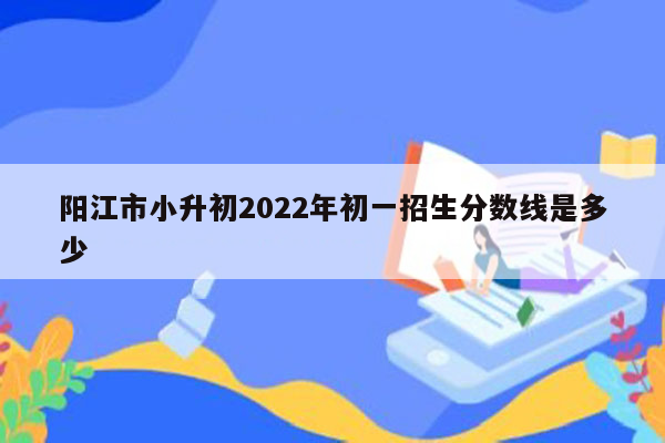 阳江市小升初2022年初一招生分数线是多少