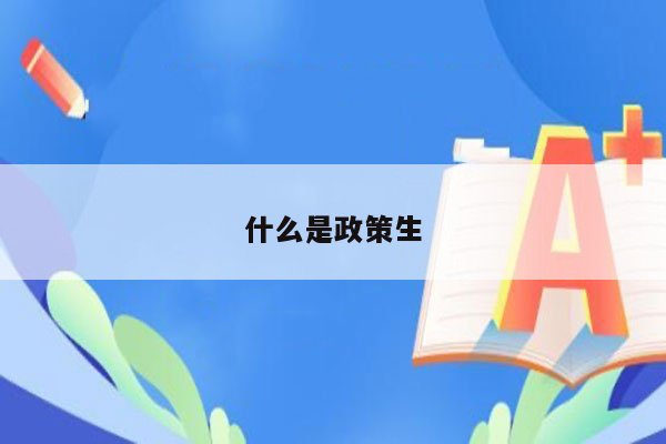 什么是政策生