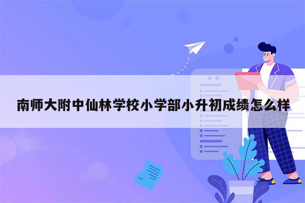 南师大附中仙林学校小学部小升初成绩怎么样