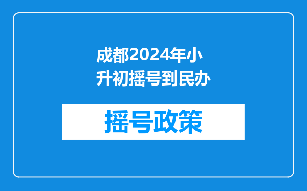 2025小升初摇号是民办还是公办-摇号分班以后还会再次分班吗