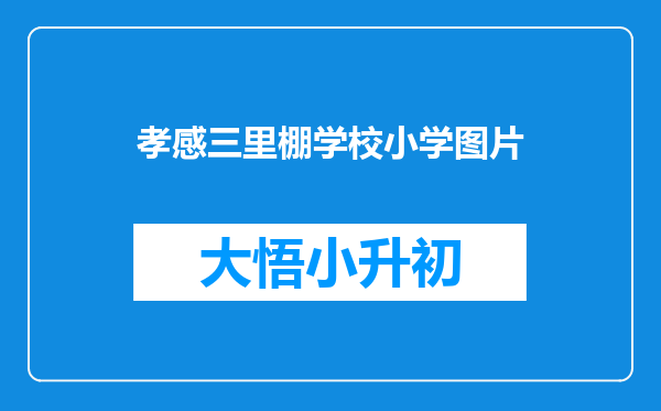 孝感三里棚学校小学图片