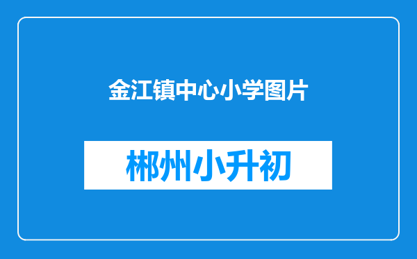 金江镇中心小学图片